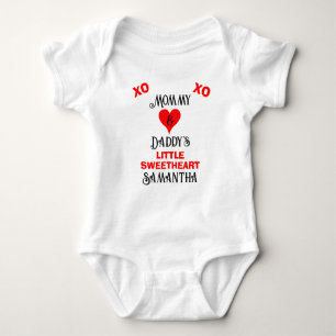 Mama en papa's Kleine Liefje Baby NAAM Romper