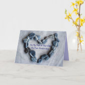 Mama en stiefvader jubileum kaart (Gele Bloem)