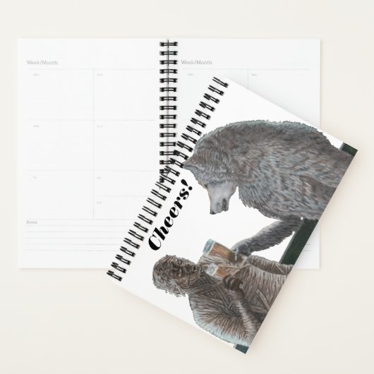 Mama en weerwolf Drink Fantasy Art Planner (Display)