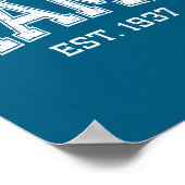 Mama Est 1937 Mom D Mothers Day Ized  Poster (Hoek)