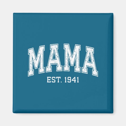 Mama Est 1941 Mom D Mothers Day Ized  Magneet (Voorkant)