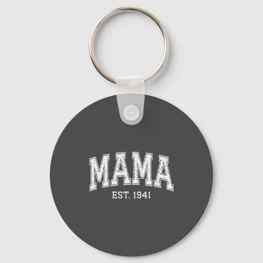 Mama Est 1941 Mom D Mothers Day Ized  Sleutelhanger (Voorkant)