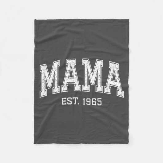 Mama Est 1965 Mom D Mothers Day Ized  Fleece Deken (Voorkant)