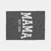 Mama Est 1969 Mom D Mothers Day Ized  Fleece Deken (Voorkant (Horizontaal))