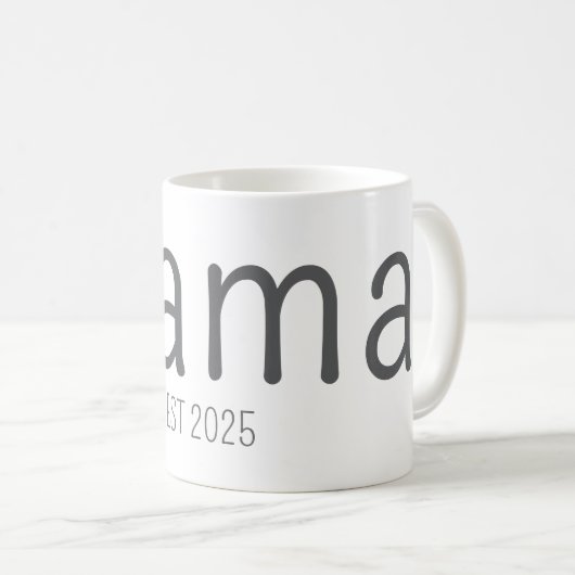 Mama Est 2025 Custom Mug (Devant droit)