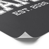 Mama Est 2026 Mom D Mothers Day Ized  Poster (Hoek)