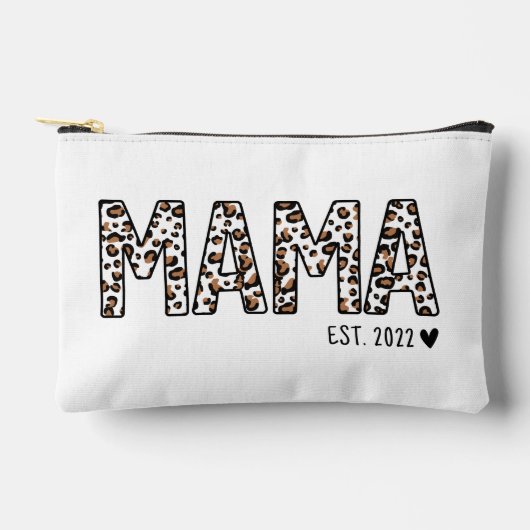 Mama Est Bag Leopard Print, Custom Mama Est Etui (Voorkant)