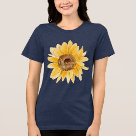 Mama Est Cute Zonnebloem Tri-Blend Shirt