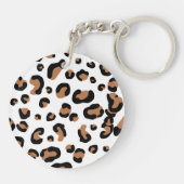 Mama Est Sleutelhanger Leopard Print, aangepaste M (Achterkant)