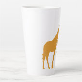 Mama et Baby Giraffe Latte Mug (Devant)