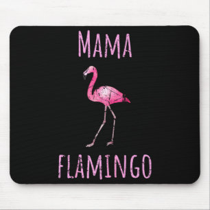 Mama flamingo tropische zomer dier aquarel muismat