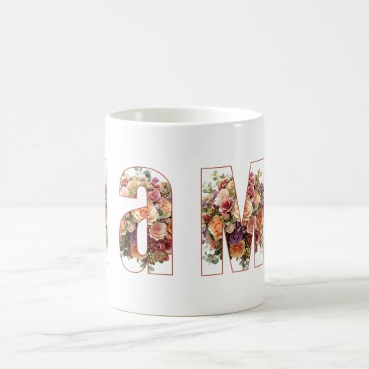 Mama Floral Coffee Mug (Centre)
