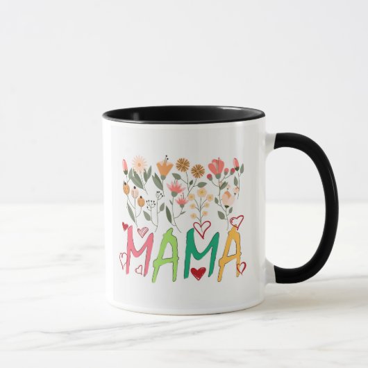 Mama Floral Garden Mug (Droite)