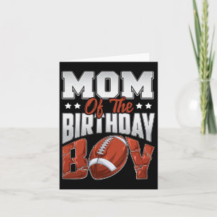 Mama Football Verjaardag Jongen Familie Baller B-d Kaart