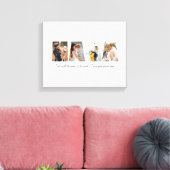 Mama fotocollage 4 foto's | Moederdag Cadeau Canvas Afdruk (Insitu (Woonkamer))