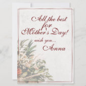 Mama - gewoon onvervangbaar - Bouquet (Achterkant)