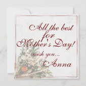 Mama - gewoon onvervangbaar - Bouquet (Achterkant)