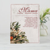 Mama - gewoon onvervangbaar - Bouquet (Staand voorkant)