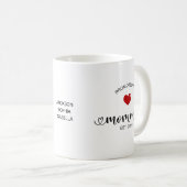 Mama Gewordene Bevorderd Tot Moeder Koffiemok (Voorkant rechts)
