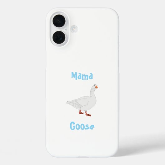 Mama Goose coque iphone - Cadeau de la fête des mè (Verso)