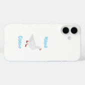 Mama Goose coque iphone - Cadeau de la fête des mè (Verso (horizontal))