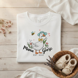 Mama Goose Est Schattige Vrouwelijke Esthetiek T-shirt