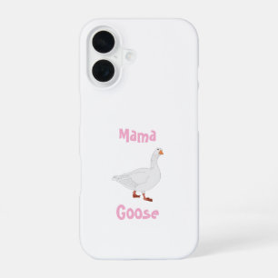 Mama Goose iPhone Case - Moederdag Gift 16 Hoesje