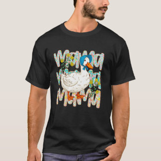 Mama Goose Moeder Grap Fun Moeder Grappig Moederda T-shirt