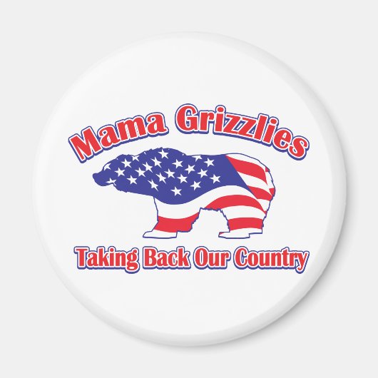 Mama Grizzlies Magneet (Voorkant)