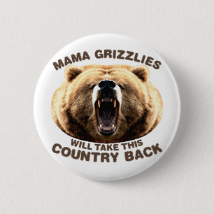 Mama Grizzlies Ronde Button 5,7 Cm