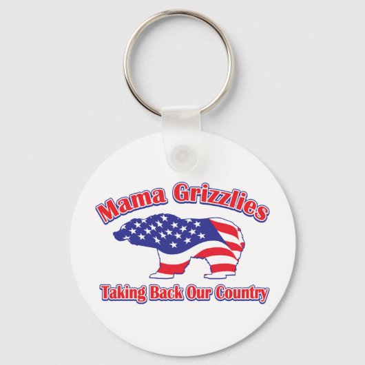 Mama Grizzlies Sleutelhanger (Voorkant)