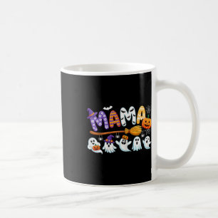 Mama Halloween Boo Ghost Horror Kostuum Grappig De Koffiemok