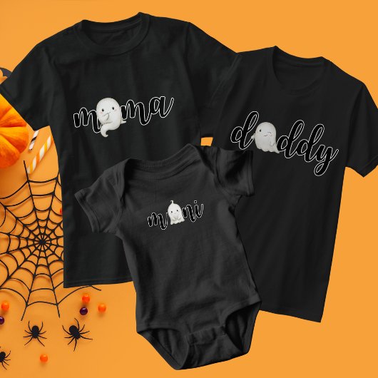 Mama Halloween Ghost Matching T-shirt