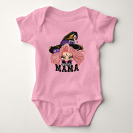 mama, Halloween, witch, baby, new born Romper