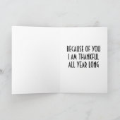 MAMA-HAPPY THANKSGIVING VAN UW FAMILIE (OF ANDERE) FEESTDAGEN KAART (Binnen)