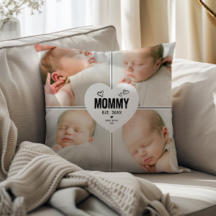 Mama Hart 4 Fotocollage Kussen