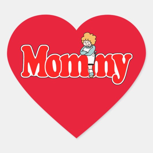 mama hart sticker (Voorkant)