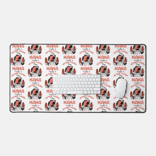 Mama heeft een moeder F*cking Nap nodig Bureaumat (Keyboard & Muis)