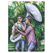 Mama heeft me nooit gewaarschuwd over Tuba-spelers Klembord (Achterkant)