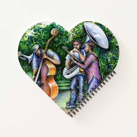 Mama heeft me nooit gewaarschuwd over Tuba-spelers Notitieboek (Achterkant)