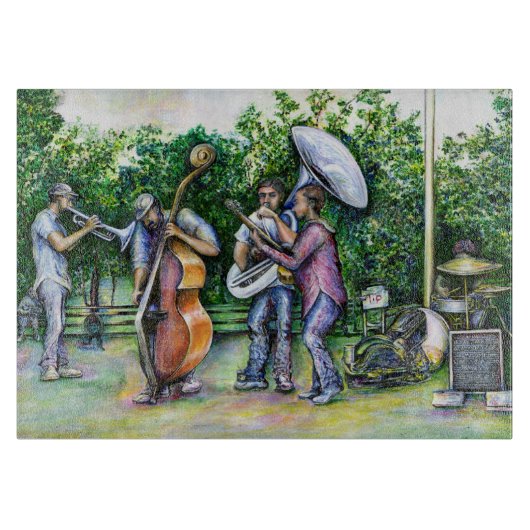 Mama heeft me nooit gewaarschuwd voor Tuba-spelers Snijplank (Voorkant)