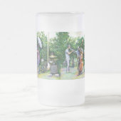 Mama heeft me nooit gewaarschuwd voor tubaspelers matglas bierpul (Center)