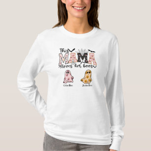 Mama houdt van haar boeken - gepersonaliseerde 2 B T-shirt