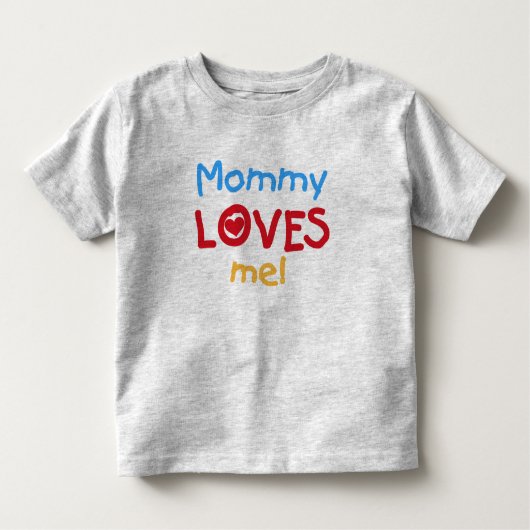 Mama houdt van me kinder shirts (Voorkant)