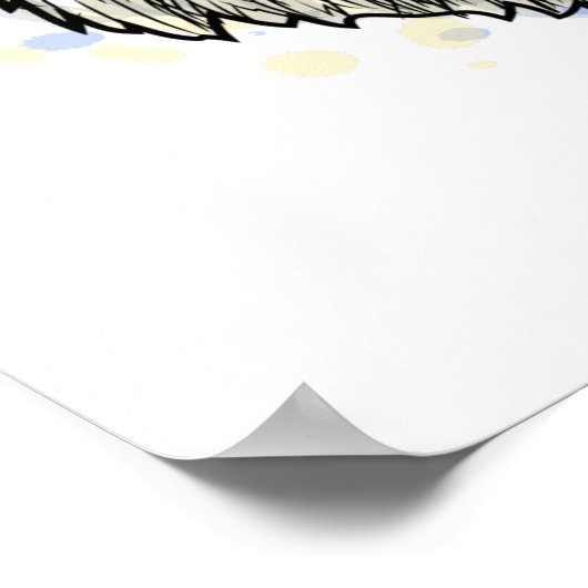 Mama Ijsbeer en Welp Poster (Hoek)