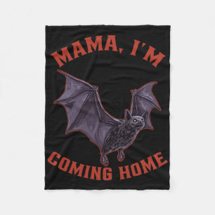 Mama, ik kom naar huis voor Halloween Fleece Deken