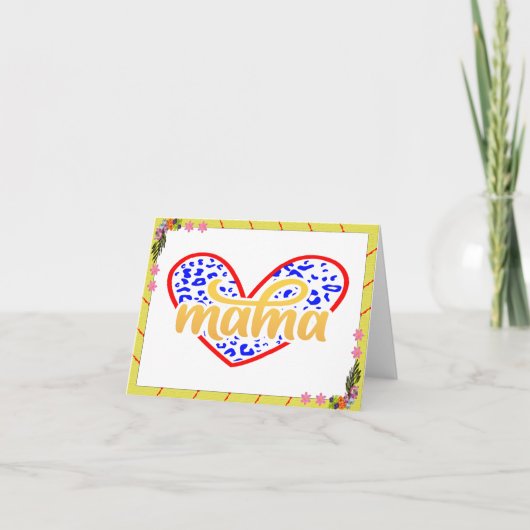 Mama - Invitation pour la fête des Mères (Devant)