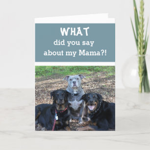 Mama is de beste Moederdag-Kaart Kaart