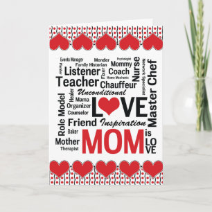 Mama is liefde - Moederdag voor multitalent mama Kaart