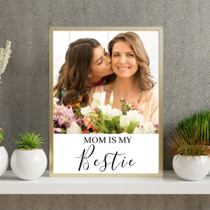 Mama Is Mijn Beste Vriendin Gepersonaliseerde Name Poster